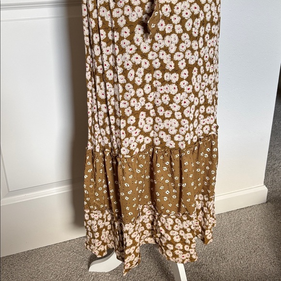 Roolee Goldenrod dress Floral mustard Dress size XS - Picture 3 of 12